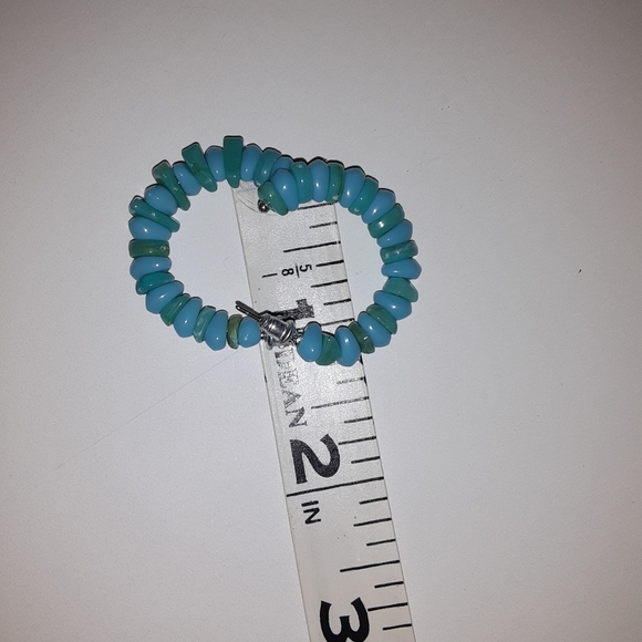 Avon Aqua Beads 1" Hoops $10 - Picture 4 of 9